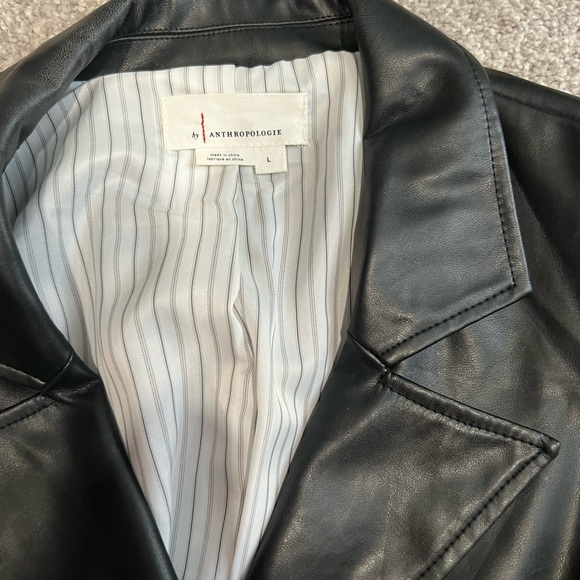 Anthropologie Nico Faux Leather Blazer - Picture 14 of 14